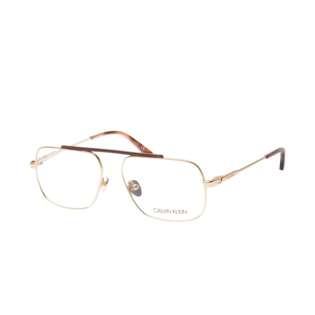 Monture de lunettes Calvin Klein | Modèle CK18106 - Or/Marron