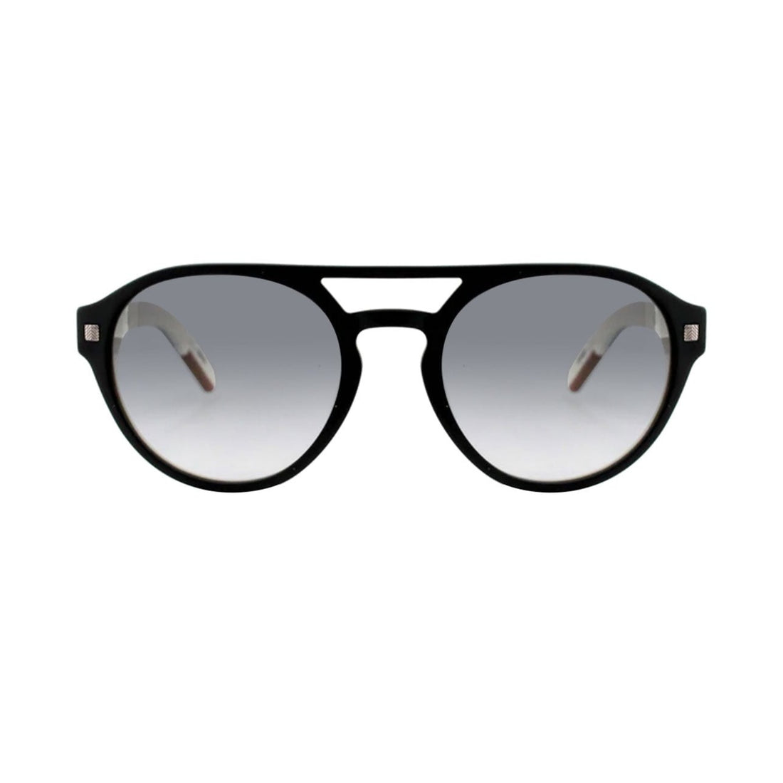 Lunettes de soleil Ermenegildo Zegna | Modèle EZ 0134 - Noir/Blanc