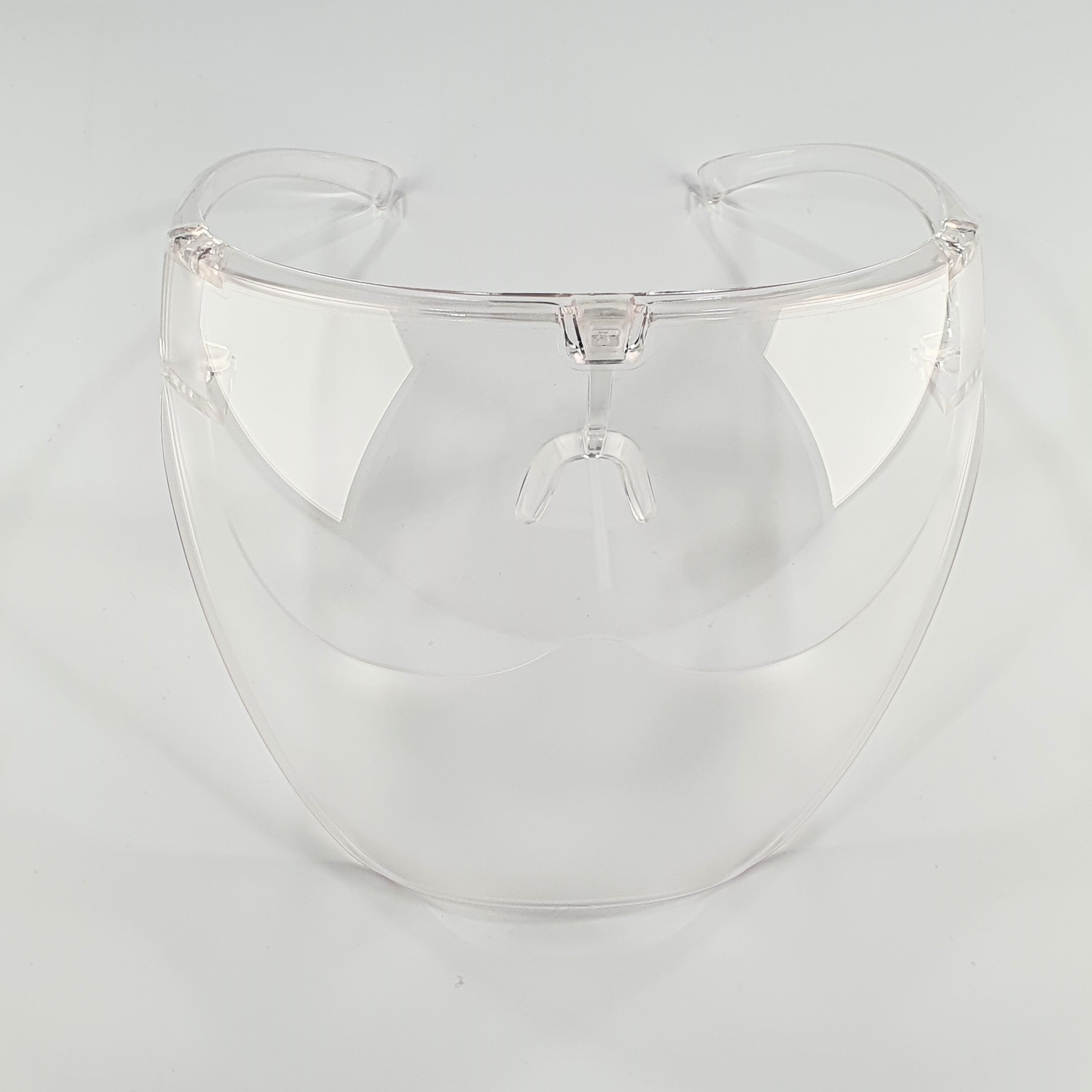 Safety Glasses X Face Shield - Adult Size | Half Frost